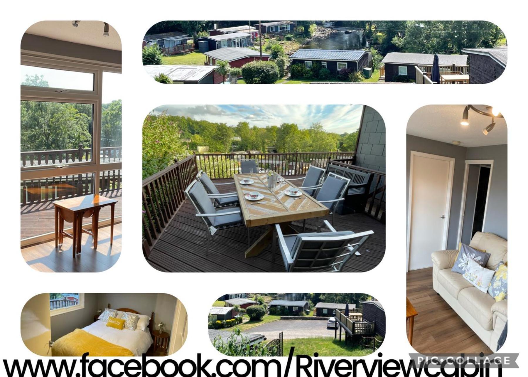 180 River View Cabin Caeathro Esterno foto